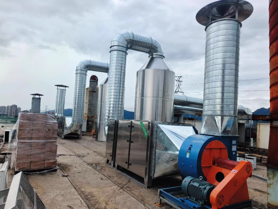 玻璃钢废气处理设备运维服务